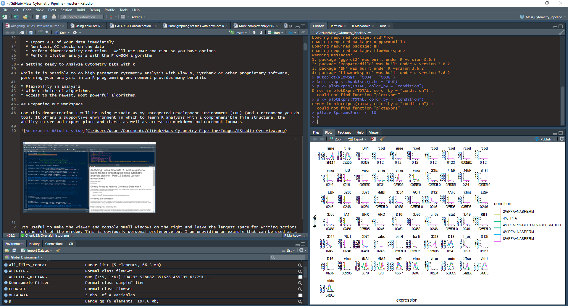 WHat your RStudio might look like when you're finished